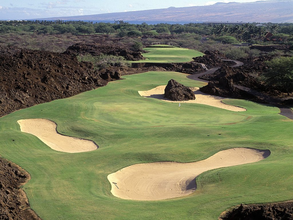 17th Hole, Mauna Lani, Kamuela, Hawaii